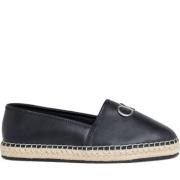 Calvin Klein Svart Espadrille Re-Lock Damskor Black, Dam