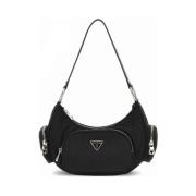 Guess Svart Eco Gemma Toteväska Black, Dam