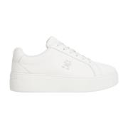 Tommy Hilfiger Beige Court Sneaker för Kvinnor Beige, Dam