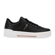 Rieker Svarta Sneakers för Kvinnor Black, Dam