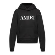 Amiri Hoodie med logotyp Black, Herr