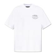 Amiri Tryckt T-shirt White, Herr