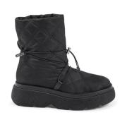 Dee Ocleppo Modern Nylon Snö Ankel Boot Black, Dam