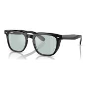 Oliver Peoples Black/Light Blue Eyewear Frames N.10 Black, Unisex