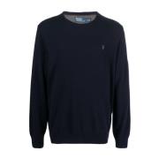 Polo Ralph Lauren Hunter Navy Pullover Sweater Blue, Herr