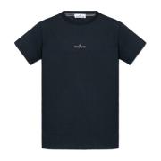 Stone Island T-shirt med logotyp Blue, Herr