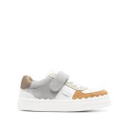 Chloé Grå Sneakers med Touch Strap Multicolor, Dam