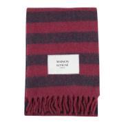 Maison Kitsuné Randig Rugby Halsduk Multicolor, Dam