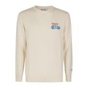 MC2 Saint Barth Avslappnad Rund Hals T-shirt Beige, Herr