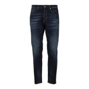 Dondup Stiliga Denim Jeans för Kvinnor Blue, Herr