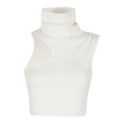 Gauge81 Satin Top White, Dam