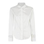 Helmut Lang Stilig Darted Skjorta White, Dam