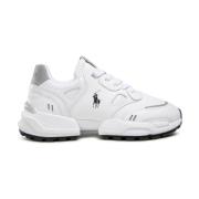 Polo Ralph Lauren Vita Avslappnade Sneakers för Män White, Herr