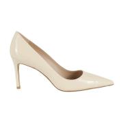 Stuart Weitzman Elegant Pump Skor Beige, Dam