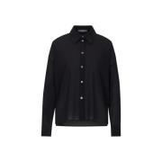 Drykorn Blus Cloelia Skjortkrage Knappslå Black, Dam