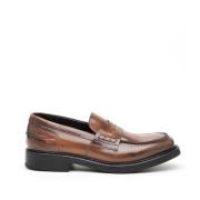 Alexander Hotto Brun Läder Loafer Memory Foam Sula Brown, Herr