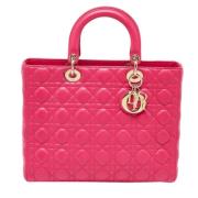 Dior Vintage Pre-owned Laeder totevskor Pink, Dam