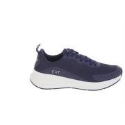 Emporio Armani EA7 Blå Marin Snörskor Gummisula Blue, Herr