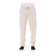 Baldinini Beige Bomull Dragsko Chinos Beige, Herr