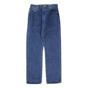 Re/Done Vintage 90s Löst Denim Jeans Blue, Dam