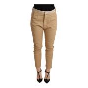 Cycle Slim Fit Skinny Byxor Beige Beige, Dam