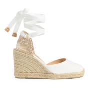 Castañer Carina/8/001 9 cm Wedges White, Dam