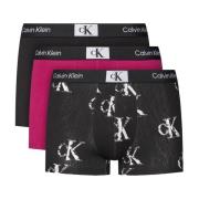 Calvin Klein 3-Pack Stretch Boxers - Multicolor Tryckt Multicolor, Her...