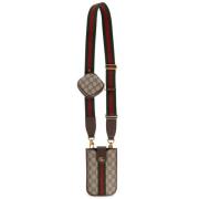 Gucci Stilfull Läder Väska Multicolor, Herr