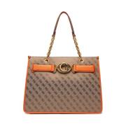 Guess Bicolor Aviana Toteväska Multicolor, Dam