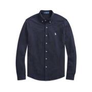 Ralph Lauren Slim Fit Skjorta med Långärmad och Logotyp Blue, Herr