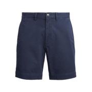 Ralph Lauren Blå Chino Shorts med Stretch Fit Blue, Herr