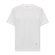 Victoria Beckham T-shirt med logotyp White, Dam