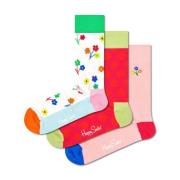 Happy Socks 3-Pack Mönstrade Strumpor Set Multicolor, Dam