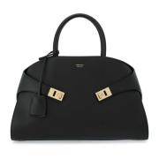 Salvatore Ferragamo Nero Media Hug Style Model Black, Dam