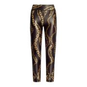 Versace Jeans Couture Leggings med mönster Black, Dam