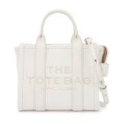 Marc Jacobs Läder Mini Tote Bag White, Dam