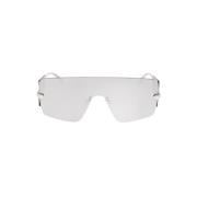 Alexander McQueen Silver Shield Solglasögon Gray, Dam