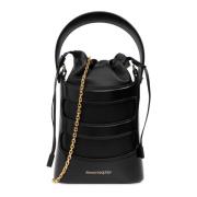 Alexander McQueen Mini The Rise axelväska Black, Dam