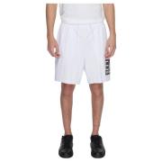 Emporio Armani EA7 Spetsiga Bomullsshorts White, Herr