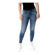 Le Temps Des Cerises Skinny Jeans Blue, Dam