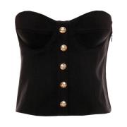 Anine Bing Sleeveless Tops Black, Dam