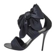 Giuseppe Zanotti Pre-owned Pre-owned Satin sandaler Black, Dam