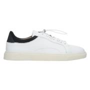 Estro Herr Vit Läder Låg-Top Sneakers Er00112615 White, Herr