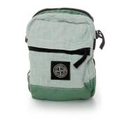 Stone Island Liten Messenger Väska med Justerbar Rem Green, Herr