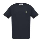 Stone Island T-shirt med logopatch Blue, Herr