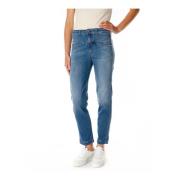 Closed Högmidjade Tapered Fit Jeans Blue, Dam