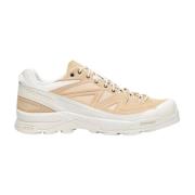 Salomon Suede Panel Lace-Up Sneakers Beige, Herr