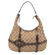 Gucci Vintage Pre-owned Canvas handvskor Beige, Dam