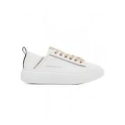 Alexander Smith Glittriga Låga Sneakers Wembley Vit White, Dam