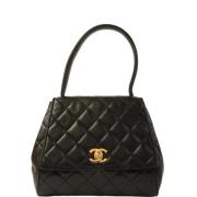 Chanel Vintage Pre-owned Laeder handvskor Black, Dam